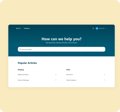 Answers your customers can find on their own